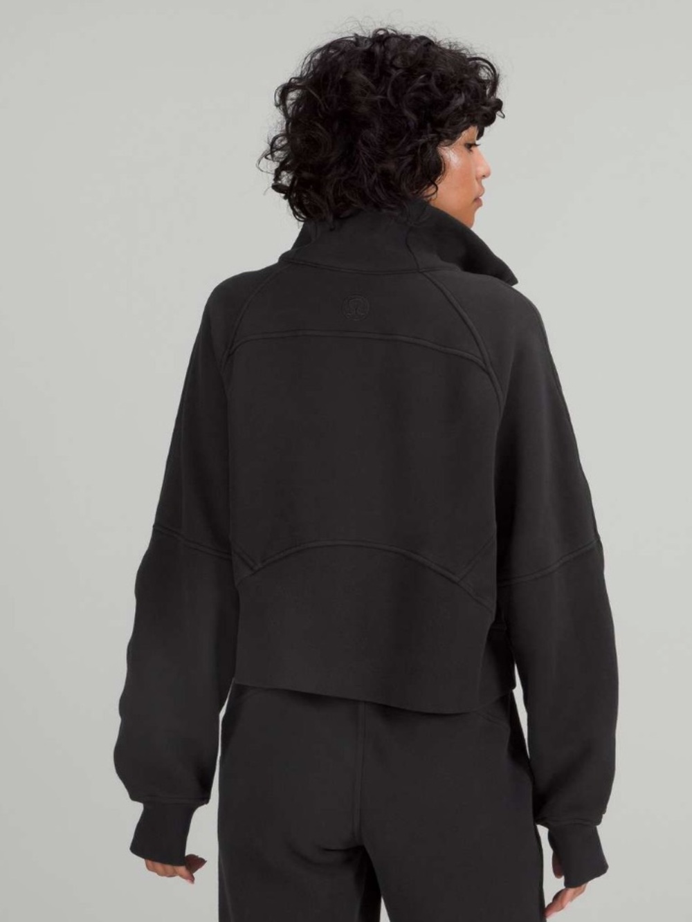 Lululemon Scuba Oversized Funnel Neck Black Sweatshirt Women’s Size XS | S - Picture 5 of 14